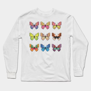 Decorative butterflies Long Sleeve T-Shirt